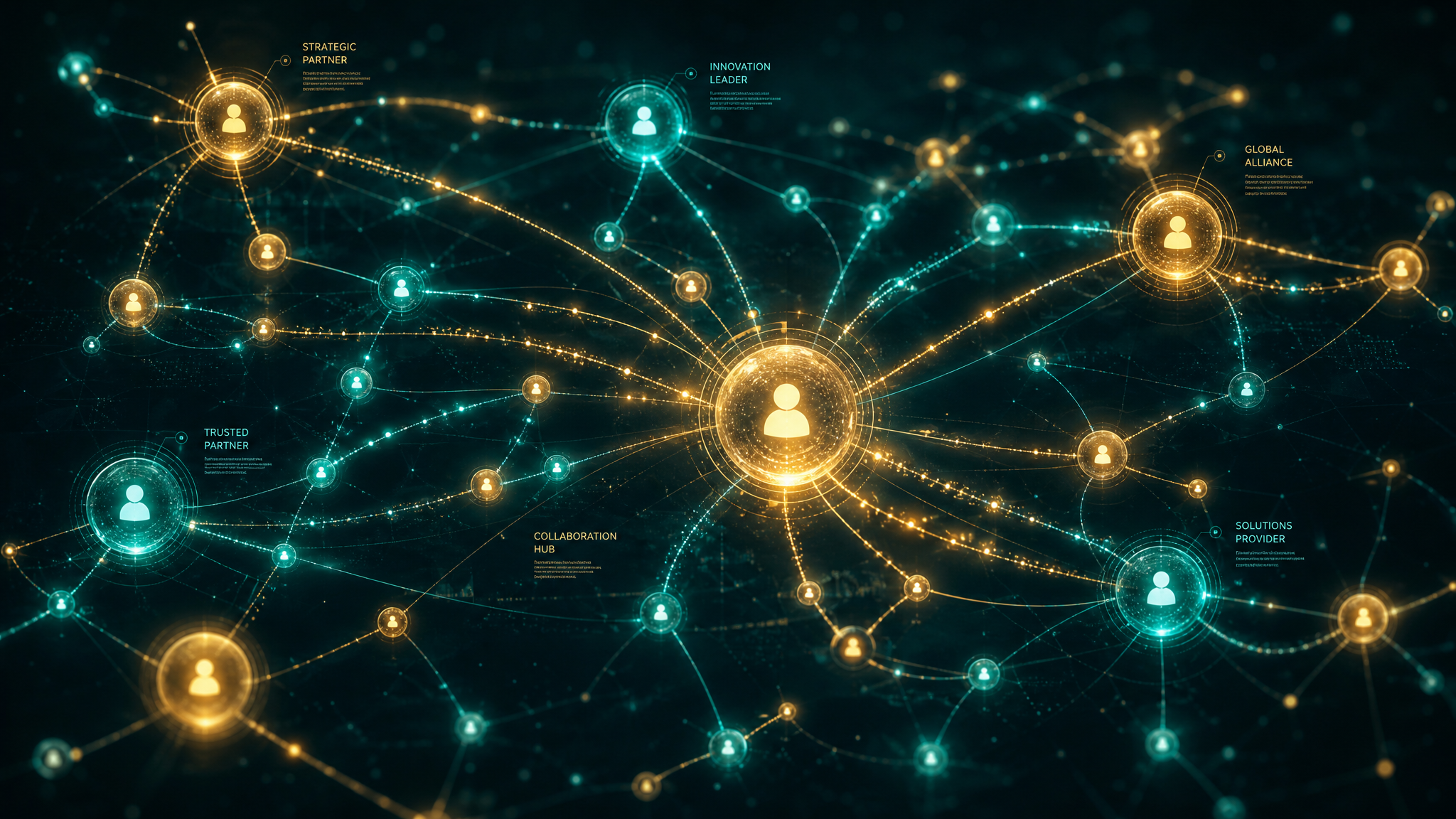 Partnership network visualization